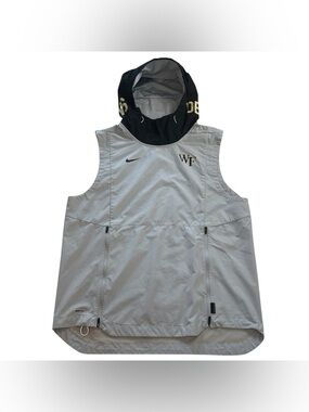 Nike Shield Wake Forest Football TEAM ISSUED On Field Sleeveless Hoodie Men’s L